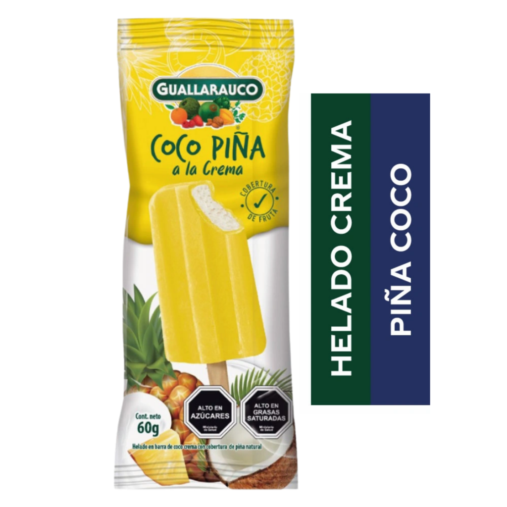 Helado Paleta Coco Piña Guallarauco - Jumptastic - Jump Park Talagante